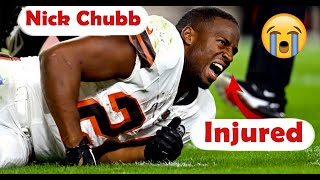 nick chubb knee injury nick chubb injury