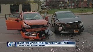 Police investigate two car crash