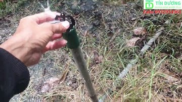 Chuyển đổi từ béc ốc vít sang béc tưới phun mưa tiết kiệm(bs7). TÍN DƯƠNG 0932932961