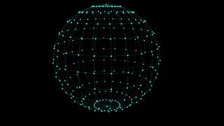 [C4D] Cinema 4D 60FPS Test: Spinning wireframe