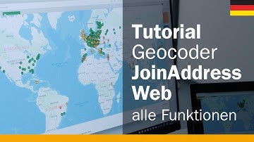 Geocoder-Tutorial: Geokodierung mit JoinAddress Web - alle Funktionen im Überblick