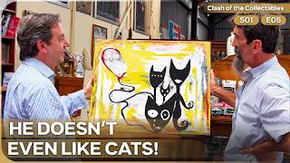 Eric’s $60 Cat Painting Sells For $220! | Clash Of The Collectables Season 1 Episode 5
