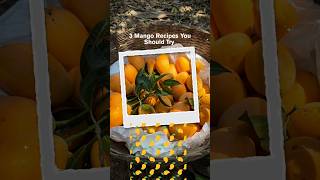 3 Must-Try Mango Recipes 🍋 | Creamy Mango Sago, Coconut Bowl & Cheesecake!