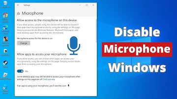 How to Enable or Disable Microphone in Windows 10