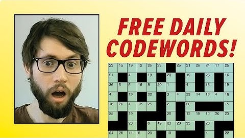 Free Daily Codewords!