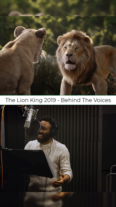 The Lion King (2019) - Behind The Voices #shorts #thelionking #lionking #lionking2019