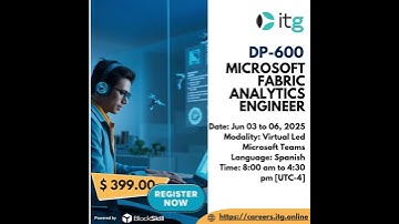DP-600 Microsoft Fabric Analytics Engineer #microsoft #itg