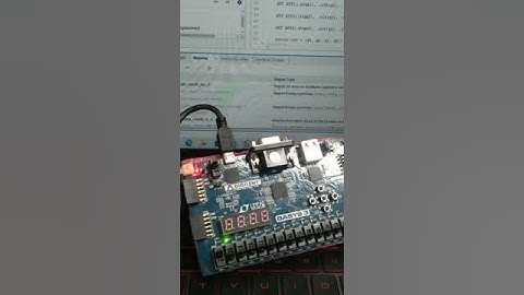 Bcd down counter using FPGA board