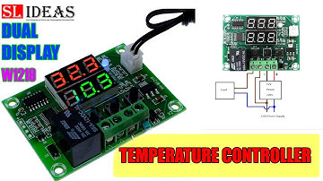 How to use W1219 Temperature controller/DUAL Display