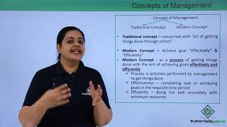 Class 12th – Concept of Management | Business Studies | Tutorials Point screenshot 4