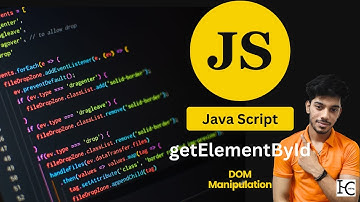 Select Element By Id in Javascript - DOM Manipulation Tutorial || Best JavaScript Tutorial 2024 #js