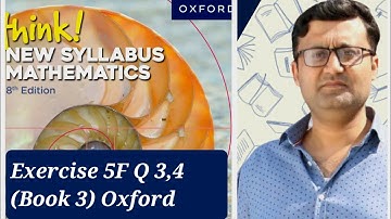 Exercise 5F (Slope of Parallel & Perpendicular lines) Question 3,4 Think New Syllabus Mathematics