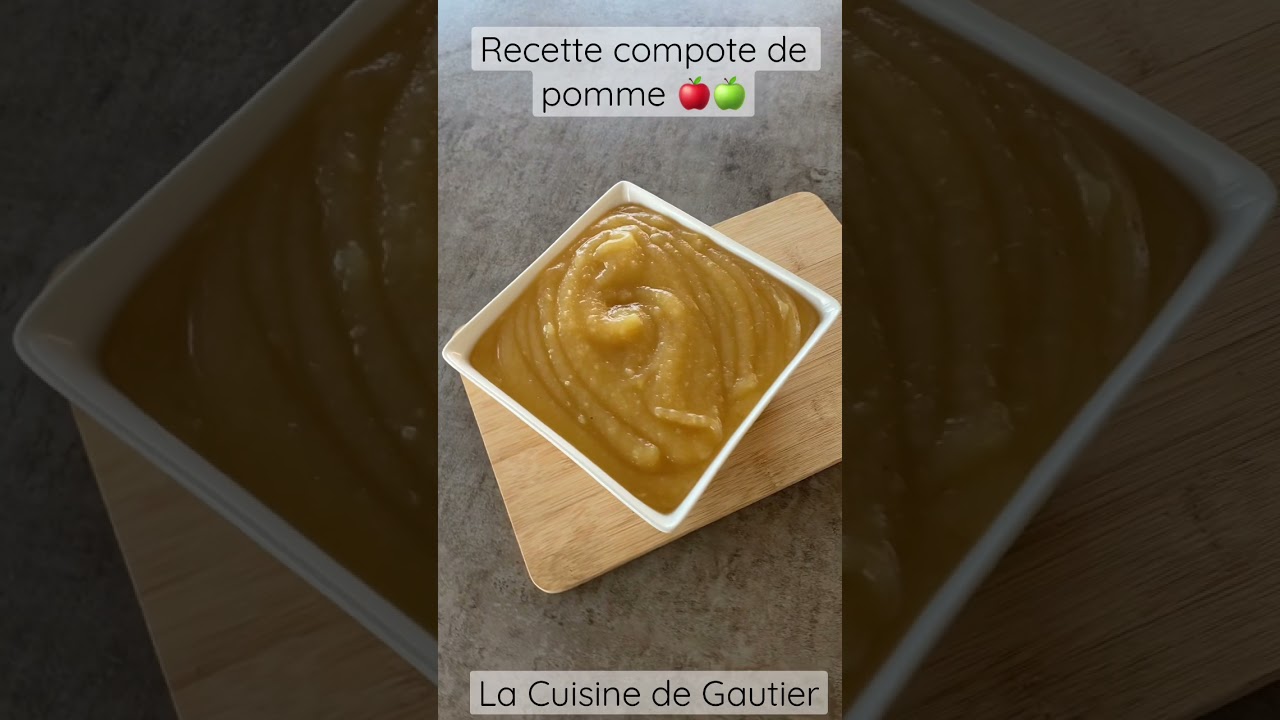 Recette Compote De Pomme Sur Ma Chaine Youtube Youtube