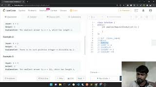 1015. Smallest Integer Divisible by K || Leetcode Solution