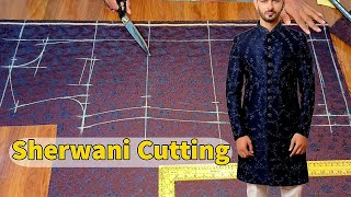 Sherwani Cutting Karna Sikhen / Sherwani Cutting Easy Method / How To Sherwani Cutting / Raj Tailors screenshot 2