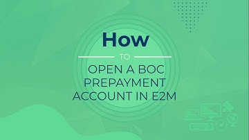 Tutorial Video on E2M Pre-payment Registration Process