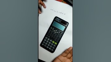 How to solve an equation by using casio 991ex plus calculator.