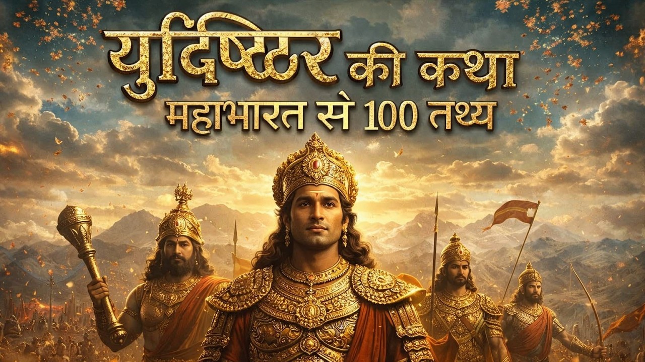 धर्मराज युधिष्ठिर की पूरी कथा | महाभारत से 100 अद्भुत तथ्य | Yudhishthira Unknown Facts
