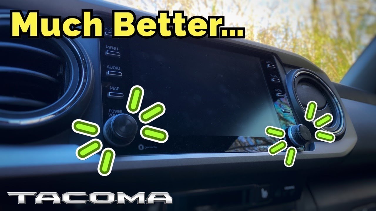 Toyota Radio Upgrade OEM RAV4 Prime Knobs YouTube