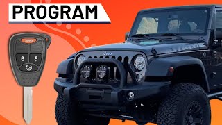 Program Jeep Wrangler Key (EASY) - YouTube