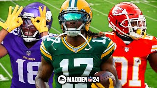 The BEST Wide Receiver Build for Madden 24 Superstar Mode