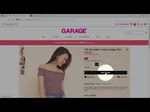 How to use Garage Clothing Canada coupons