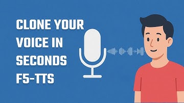Kloon uw stem in seconden met F5-TTS | Stapsgewijze tutorial voor het klonen van uw stem
