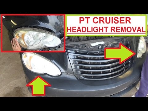 Chrysler Pt Cruiser Headlight Removal and Replacement