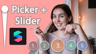 SPARK AR Instagram | Picker Ui + Slider Ui im PATCH EDITOR mit Option Icons | Tutorial DEUTSCH