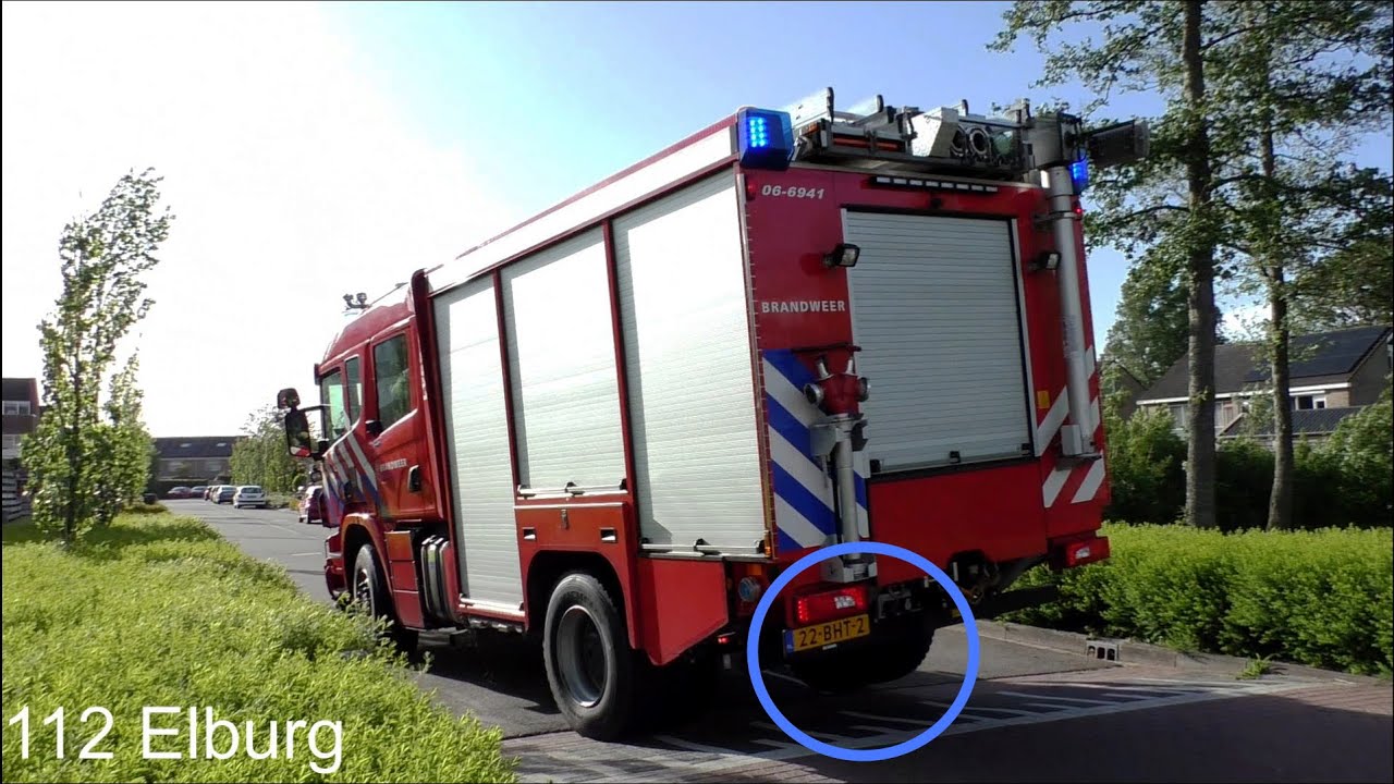 [Wiel komt los van de grond] P1 TS 06-6941 Elburg met spoed naar een