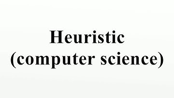 Heuristic (computer science)