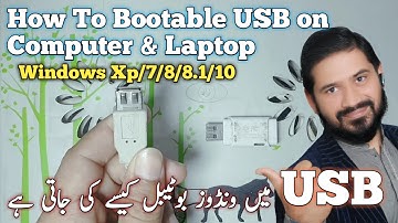 How To Create a Bootable USB drive Windows 10,8,7,XP