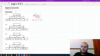 Y7 Algebra Pyramids