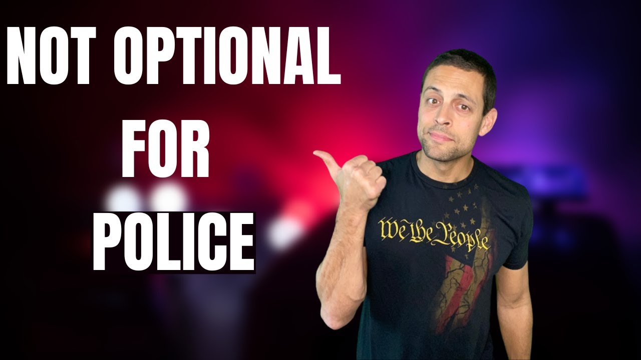 Police Officers MUST Uphold THIS...