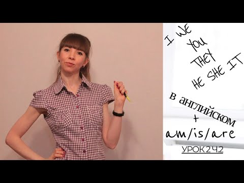 Урок 2 ч.2. Личные местоимения в английском + am/is/are. Английский язык для начинающих.