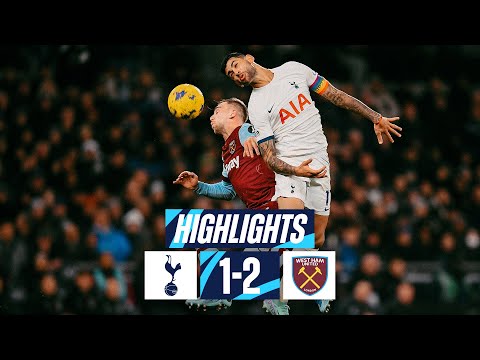 TOTTENHAM HOTSPUR 1-2 WEST HAM // PREMIER LEAGUE HIGHLIGHTS