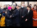 Порошенко разом з учасниками Революції Гідності, волонтерами вшанували пам’ять Героїв Небесної Сотні