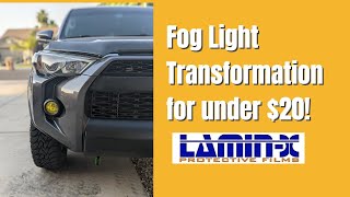CHEAP Fog Light TRANSFORMATION!  LaminX