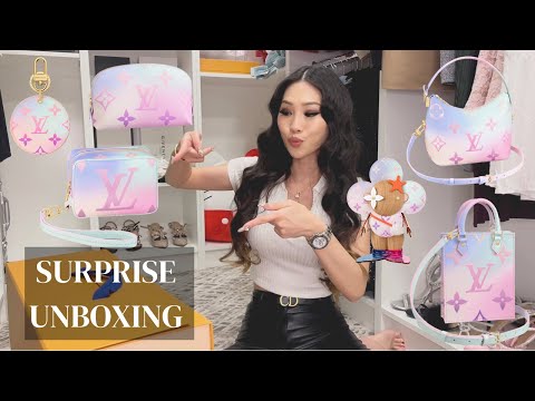 Louis Vuitton Spring in the City bag unboxing- summer canvas, sunrise  pastel