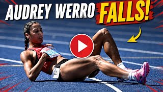 Audrey Werro's Fall in the Semifinals | Audrey Werro injury video | Audrey Werro falling video 