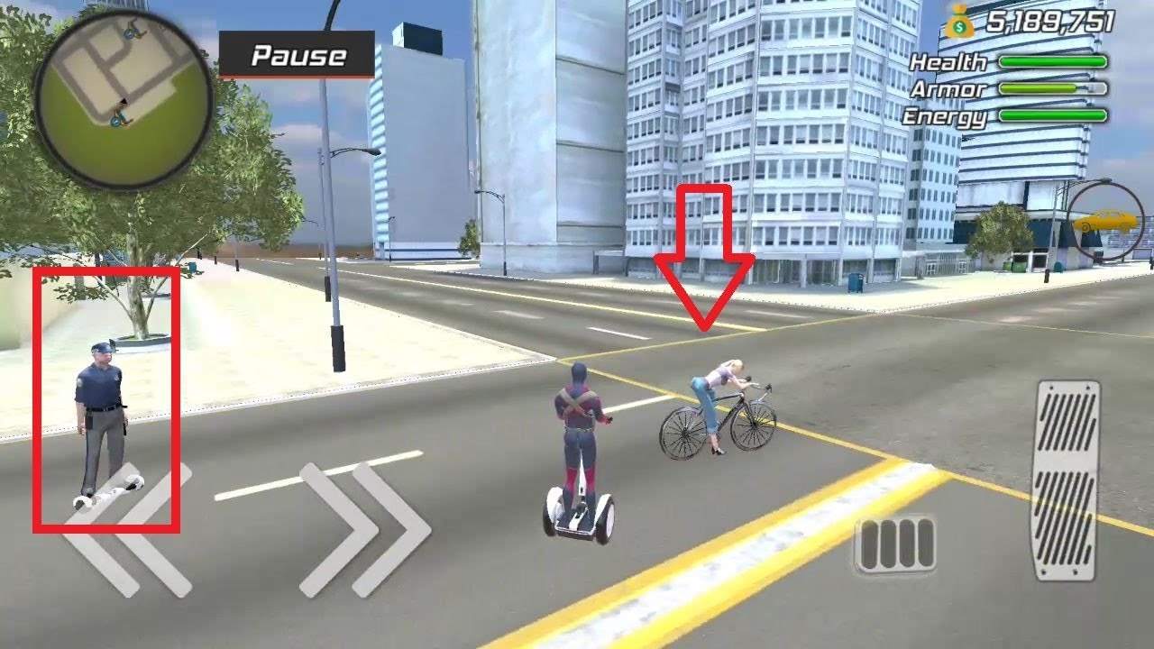 Amazing Spider Strange Hero Rope Vice Vegas (लड़की का पीछा करते हुए पुलिस ने देख लिया)