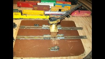 HO Brass Rare Unique 1 of a Kind Kitbashed American Wreck Crane Kitbash Diorama