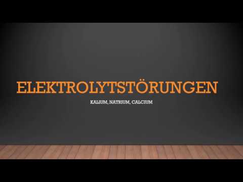 Video: Warum habe ich Elektrolytstörungen?