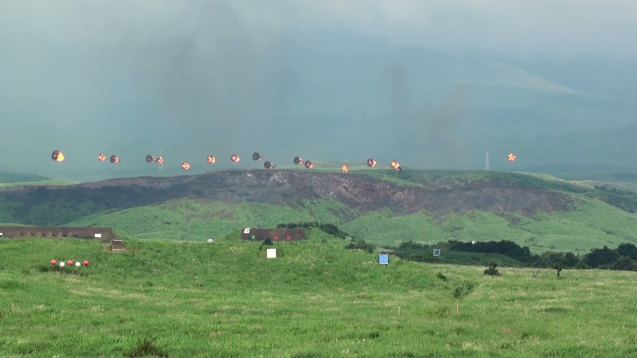 Short Movie ショートムービー 榴弾砲 同時弾着 曳火射撃 Youtube