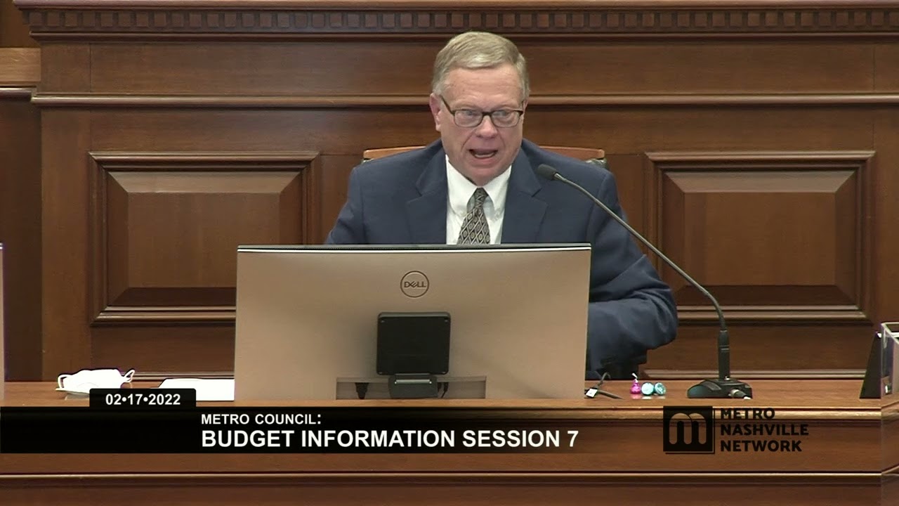 02/17/22 Metro Council Budget Information Session 7 - YouTube