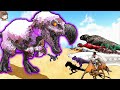 World Originally war Carlin VS Mod Dinosaurs | ARK Mod Battle Ep.432