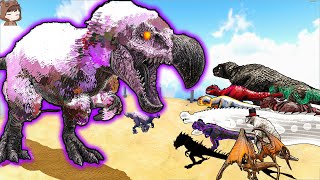 World Originally war Carlin VS Mod Dinosaurs | ARK Mod Battle Ep.432