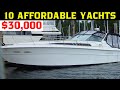 10 Affordable Yachts That Will Make You Feel Like a Millionaire