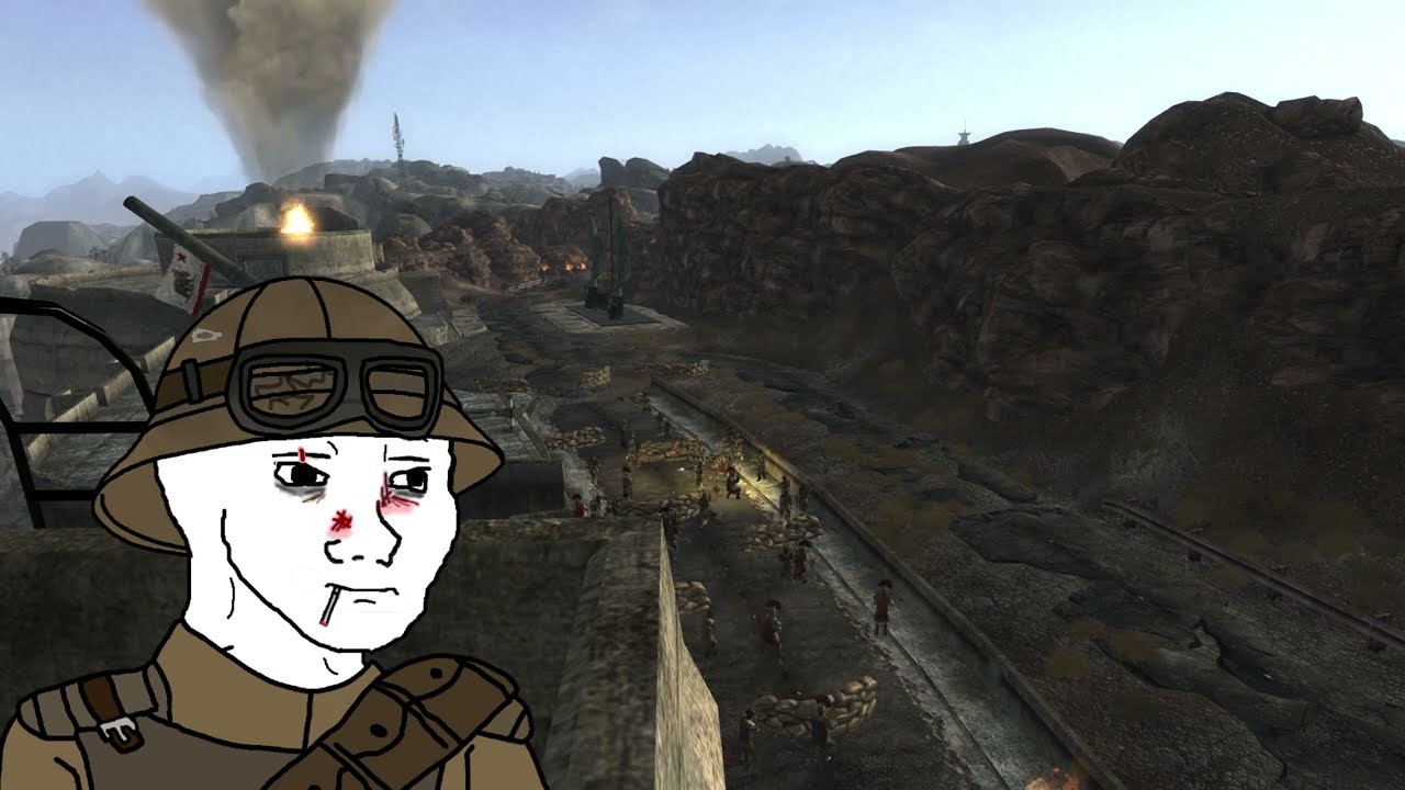 California Dreaming but you're an NCR trooper defending Hoover Dam (remake)