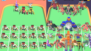 Merge Craft Monster Run : Chainsaw 3D Merge Battle, Merge Monster Master Game